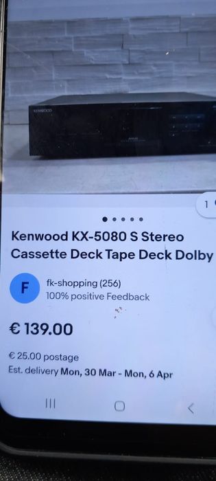 Casetofon Kenwood kx 5070s