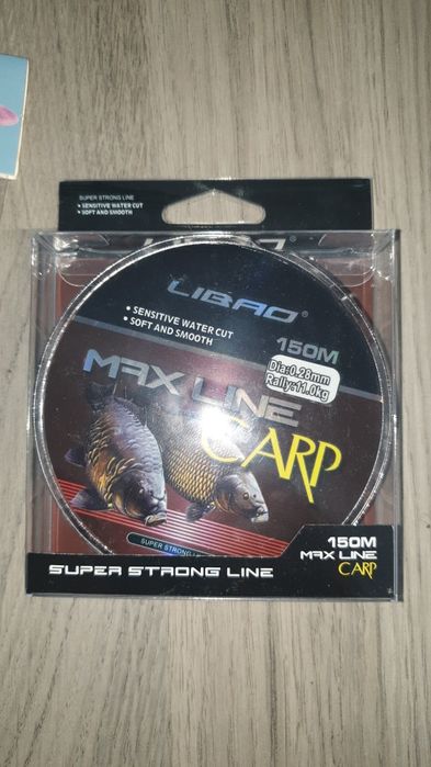 НОВА!!!Въдица комплект с макара 6000, корда и капани.