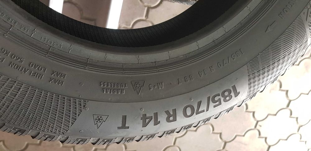 anvelope  Semperit,Continental 185/70/14 m&s iarna