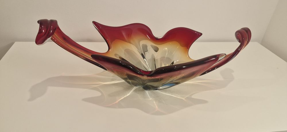 Fructiera din sticla Murano