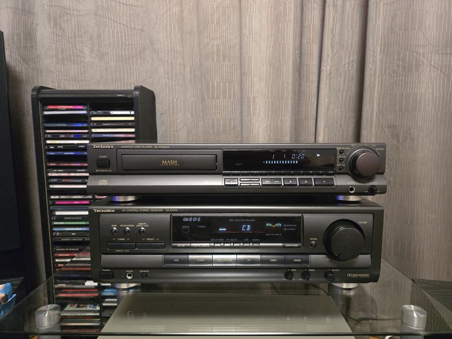 Sistem audio Technics – SA-EX310 + SL-PG540A | Amplificator + CD Player