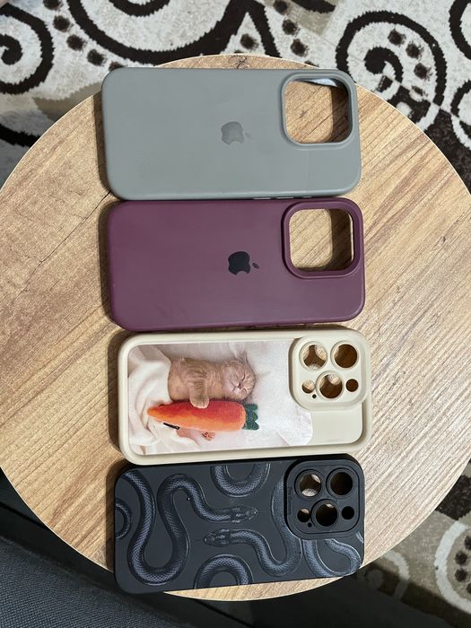 Чехлы на 15pro iphone 1000тг за 4шт
