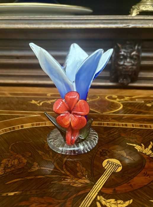 Rafinat lot-cupe Burchetta Dansk-mini vaza Murano-Italia