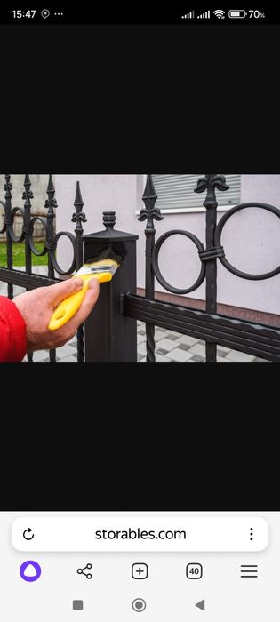 Продам краска черный нц по металлу для заборый и ворот