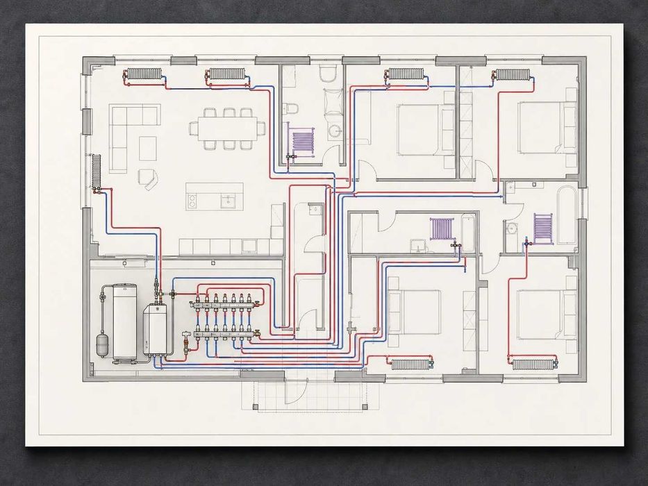 Desenator AutoCAD și Revit MEP – planșe instalații, PDF în DWG