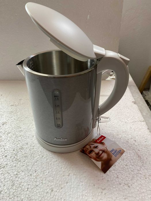 Fierbator Amica KH 5011 Bialo-Srebrny,1.5L,inox