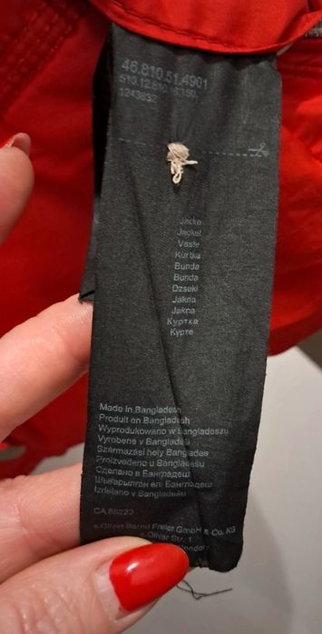 Geacå q/s designed by , XS , culoare , rosu