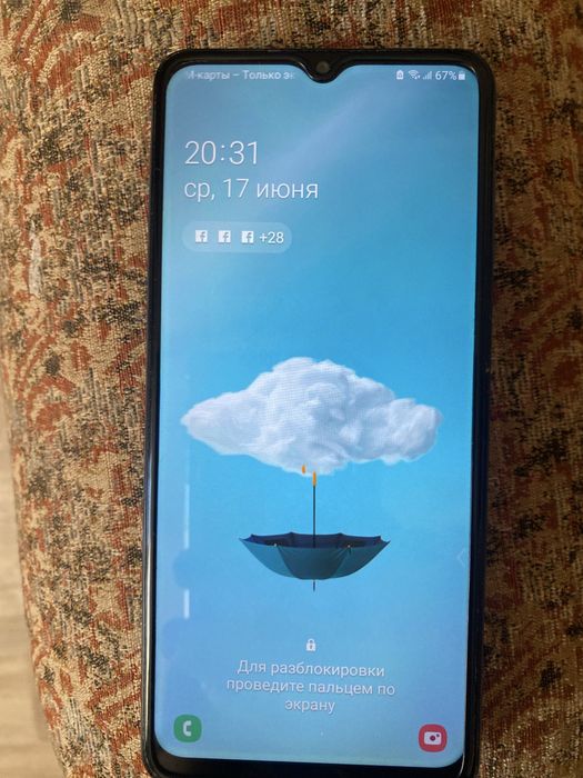Samsung A12 в хорошем состоянии