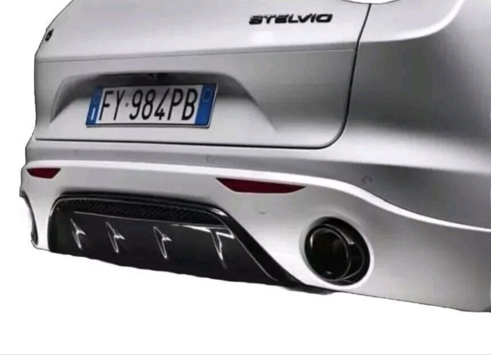 Alfa Romeo Stelvio дифузьор