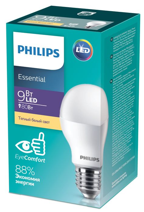 Энергосберегающие лампочки E27 Philips Osram