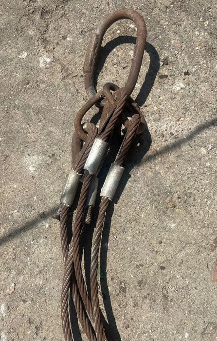 Șufă, cablu ricare cu  4 zale