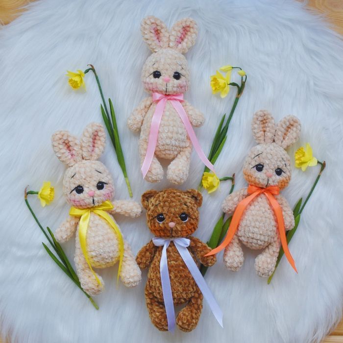 Вязаные плюшевые игрушки