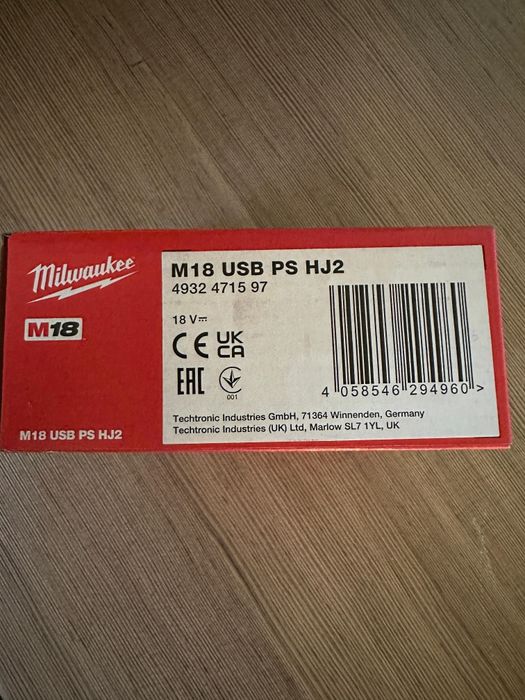 Milwaukee M18 USB PS HJ2 Contoler Usb2.1a