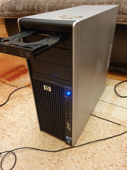Workstation HP Z400 + monitor LG W2486L