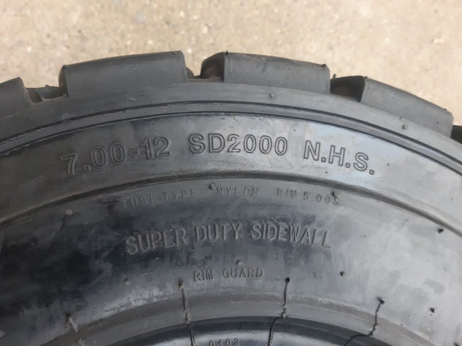 7.00-12 Armour Cauciucuri noi agricole de tractor cu 14PR camera talon