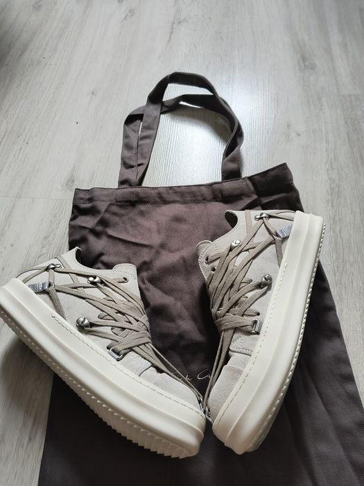 Rick Owens Ramones low megalaces 42