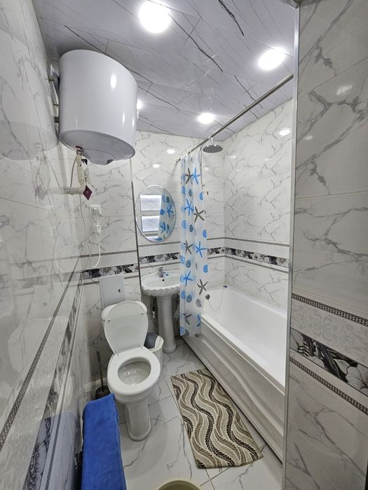Гиштли домда кенг 2 хонали квартира 87 м² лифт ва газ бор файзобод