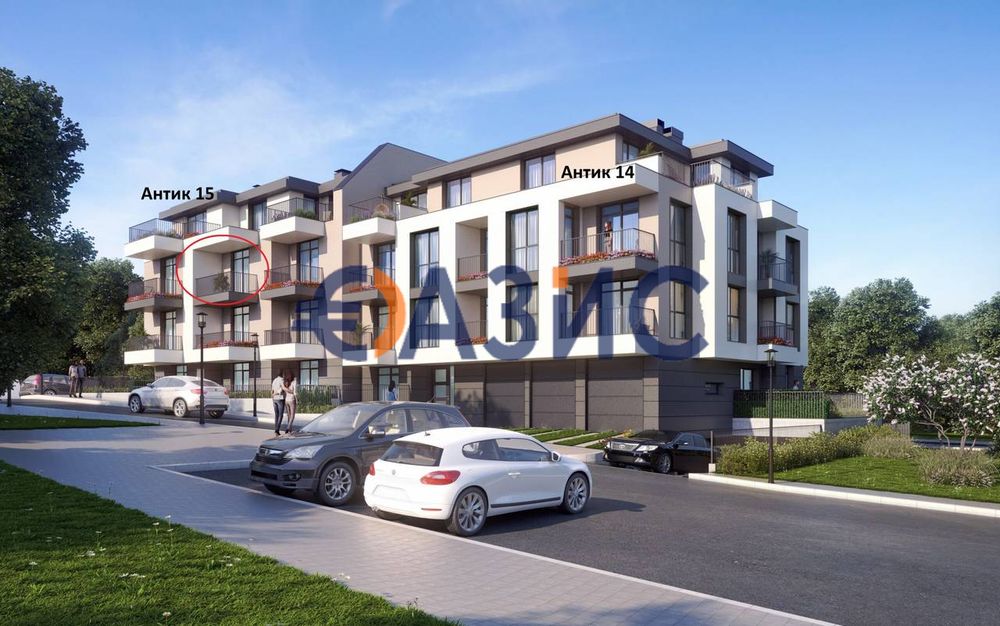 Продава се Едностаен апартамент в Созопол - 50 кв.м за 667 €/кв.м - Снимка #1