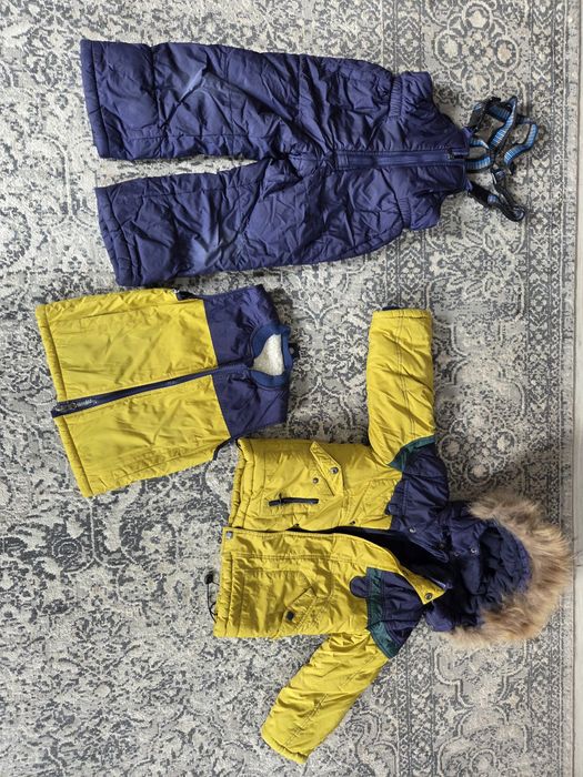 Зимний комбинезон, тройка (86 см, 1,5 лет)