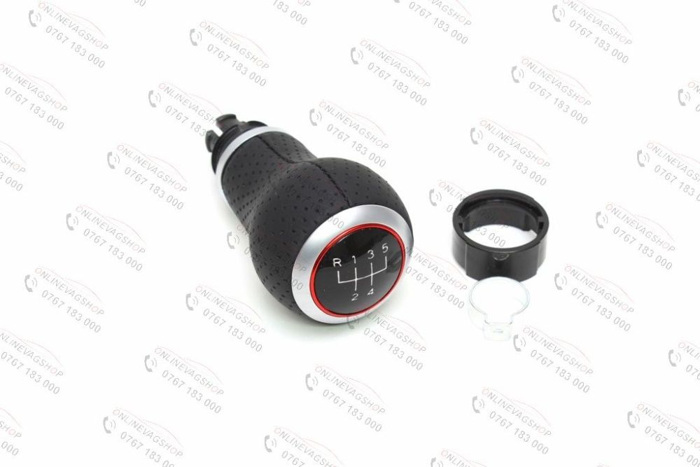 Nuca schimbator piele perforata S-line pt Audi A4 B8/A5/A6/Q5 5/6 vite