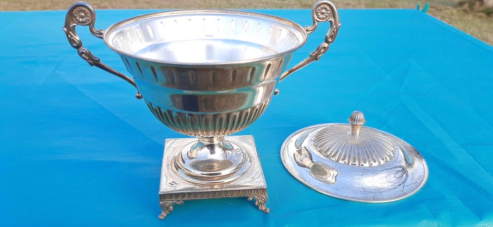 Zaharnita, argint masiv 800, F.lli Fossi, Italia, an 1955, 144 g