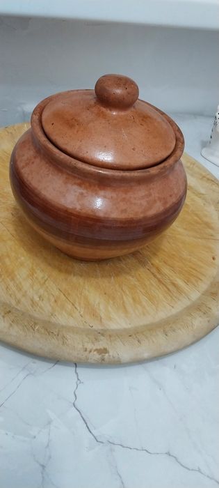 Глинянные горшочки в наборе