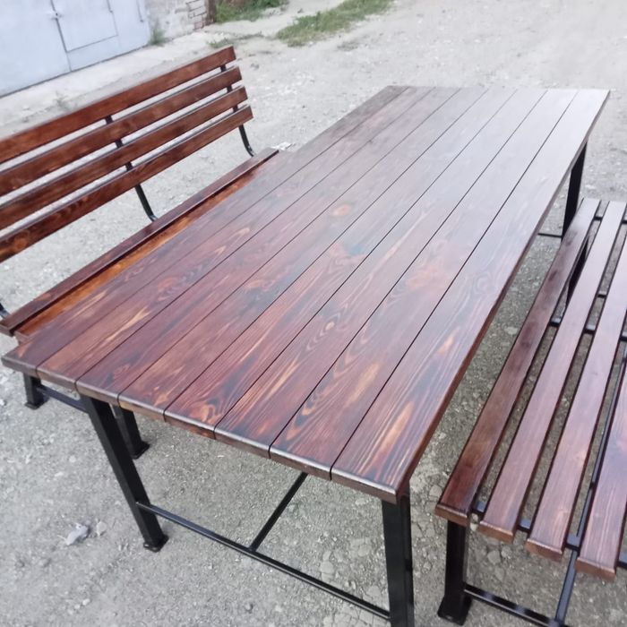 Набор стол и две лавочки