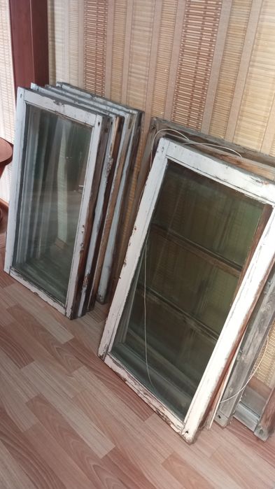 Отдам бесплатно деревянные окна
