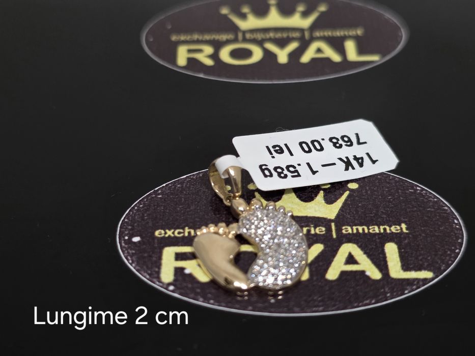 Bijuteria Royal: Pandantiv aur 14k/ 1.53 gr