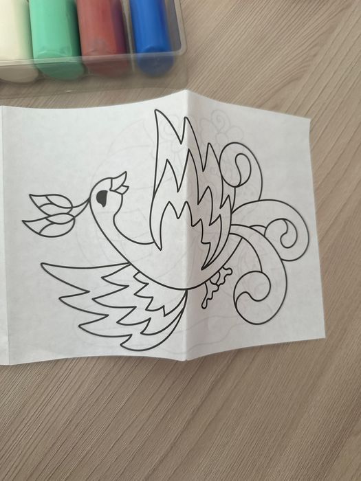 Краски для съемных аппликаций на стекло