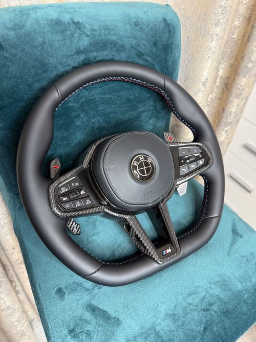Volan M Sport Padele Vibrații BMW G20 G30 G11 G12 G22 G26 G15 G05 G06
