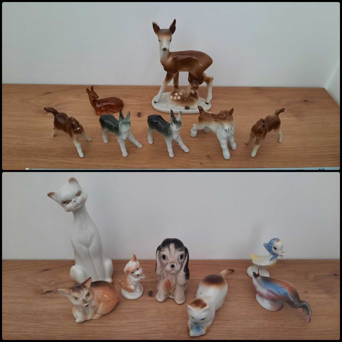 Bibelouri portelan si cescute ceai/cafea