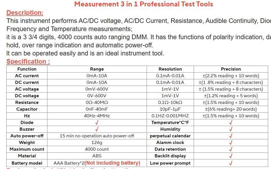 Lot Multimetru, Clampmetru, Tester