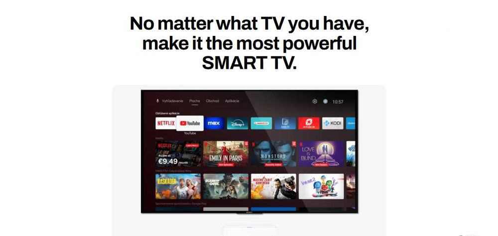 Mediaplayer (Android Tv box) Homatics Box R 4K, nou