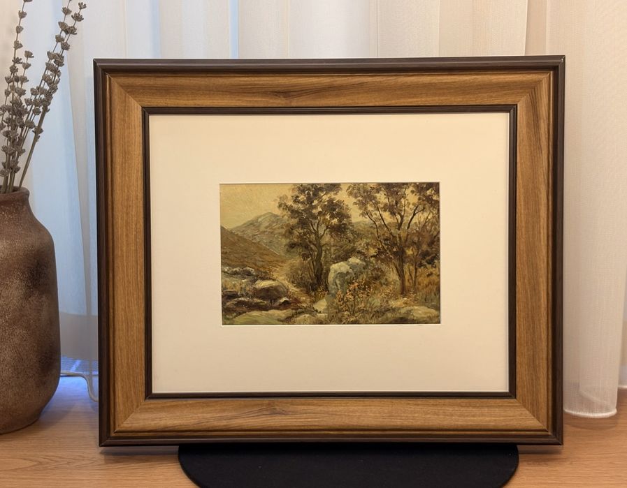 Картины маслом 16 штук (пейзаж) в новой раме, Rasimlar