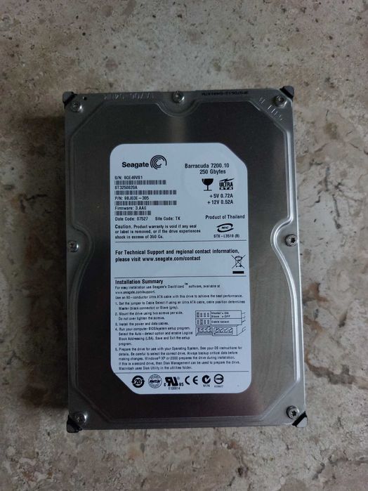 HDD 250Gb Seagate