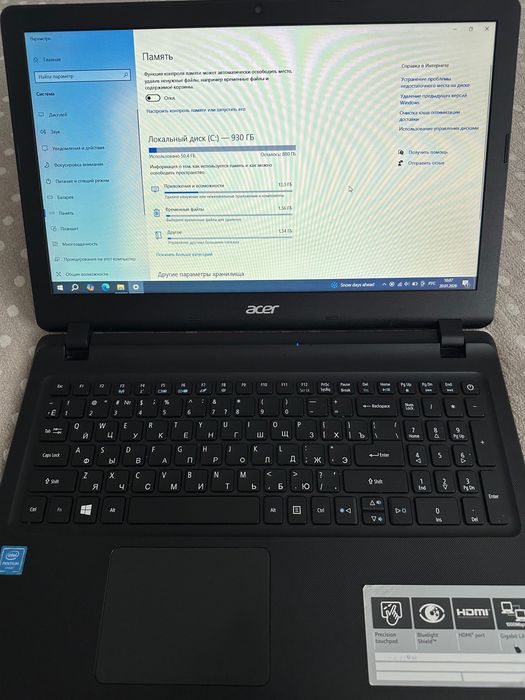 Ноутбук acer 1Tb