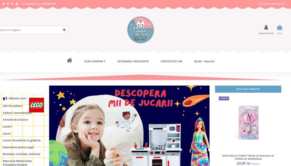MBMarket.ro – magazin online cu jocuri și jucării