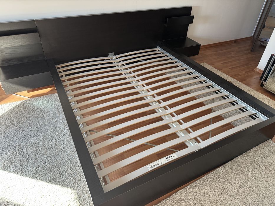 Pat ikea malm culoare wenge