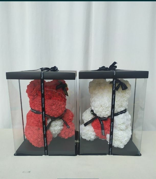 Мишка из роз оргинал