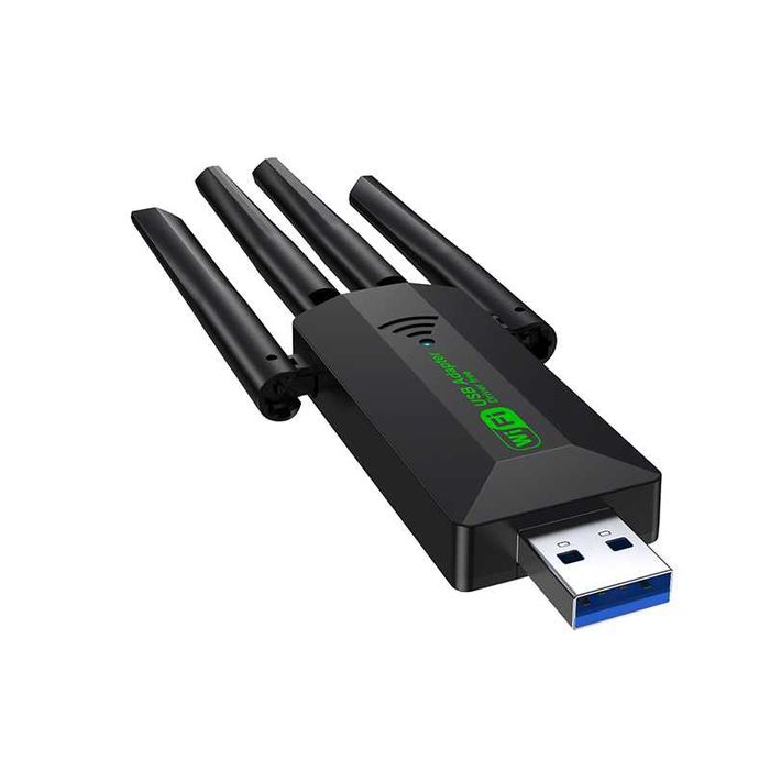 1200Mbps WiFi USB 3.0 адаптер двучестотен 2.4G+5Ghz  802.11AC компютър