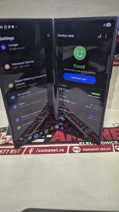 Telefon mobil Samsung Galaxy Z Fold7, 256GB,Nou,Fara cutie