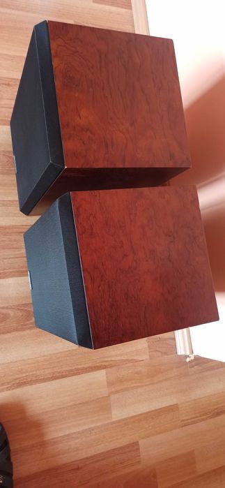 Boxe FISHER STE-C5 made in JAPAN bookshelf speakers carbon metal