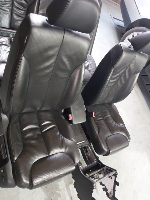 Set interior scaune banchete cotiera piele volkswagen passat b6 break