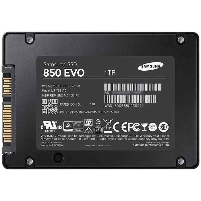 SSD 1TB samsung 850 evo