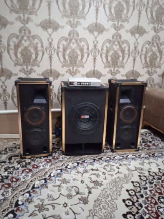 Продам колонки акустические с усилием