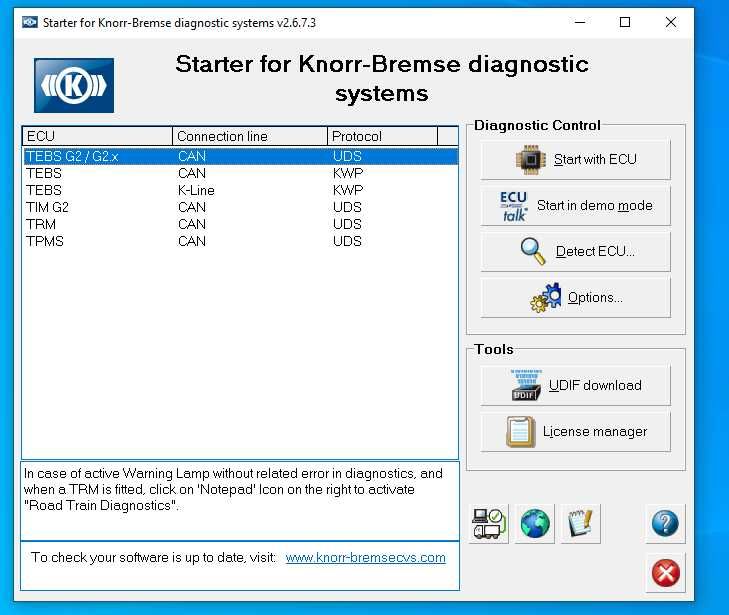 Knorr-Bremse ECUtalk 2.6.7.3 [2025.07] + Wabco TEBS-E 7.20 [2025.06] - Diagnoza EBS/TEBS - Instalare Remote