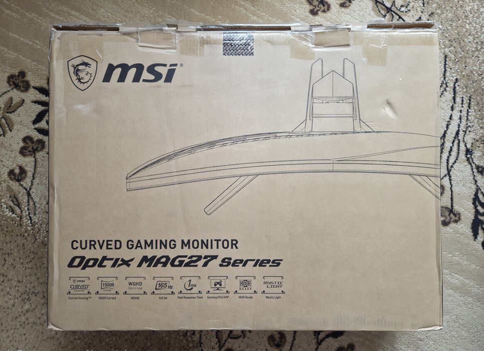 Gaming Curved Монитор MSI Optix MAG27CQR