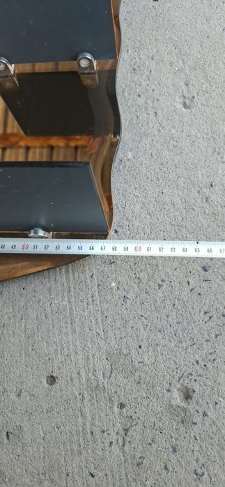 Зеркало 70×60 с полками