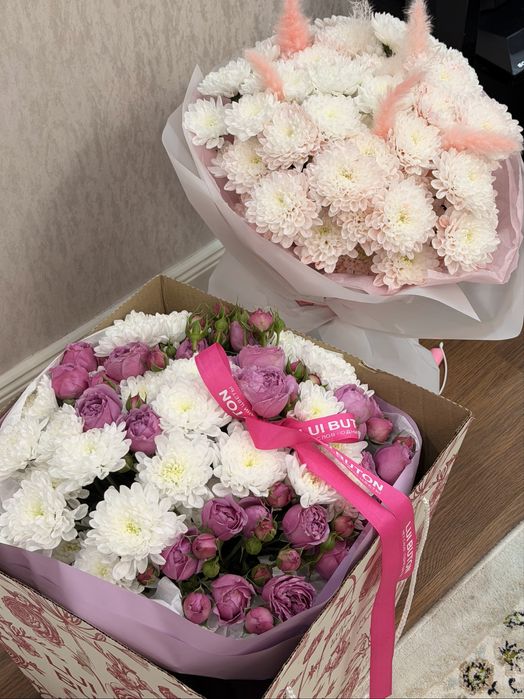 Цветы с оформлением Букет